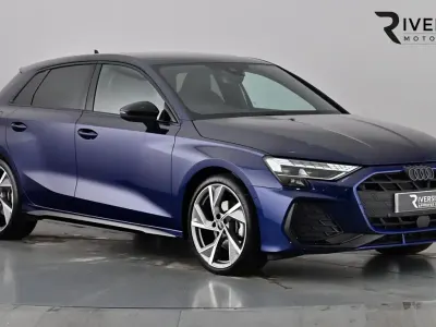 Used Audi A3 Sportback Black Edition 150 HP (110 kW) 2024 Ascari blue Hatchback