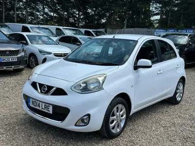 Second-hand Nissan Micra Acenta 2014 Alb Hatchback