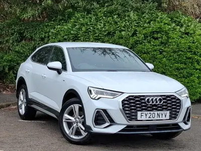 Używany Audi Q3 S-Line 150 KM (110 kW) 2020 Biały SUV
