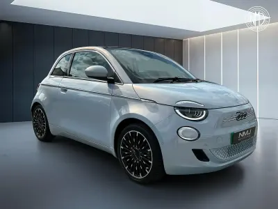 Used Fiat 500e La Prima 86 kW (118 HP) 2021 Blue Cabriolet