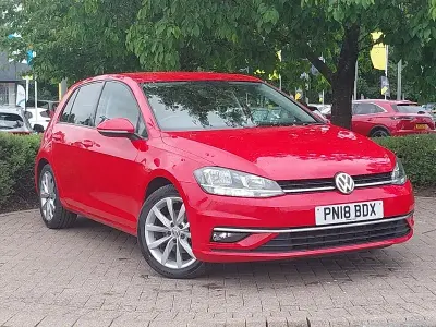 Used VW Golf VII GT 150 HP (110 kW) 2018 Red Hatchback