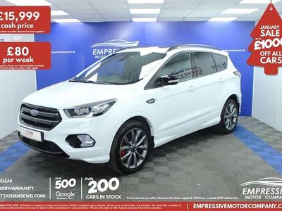 White Used 2019 Ford Kuga ST-Line SUV | £15,999 (Expensive)