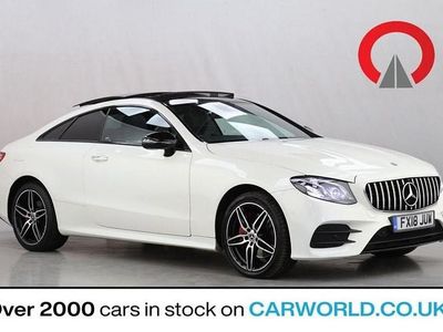 Used Mercedes E220 AMG Line Premium Plus 2018 White Coupe