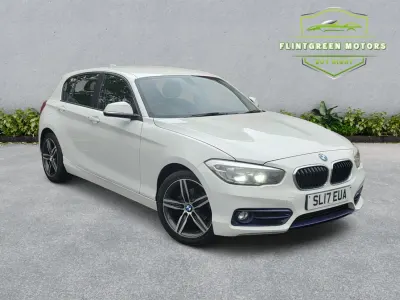 Used BMW 118 Sport Line 136 HP (100 kW) 2017 White Hatchback