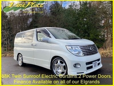 used Nissan Elgrand 3.5 Highway Star Auto, 8 Seats, Twin Sunroof, Electric Curtains.