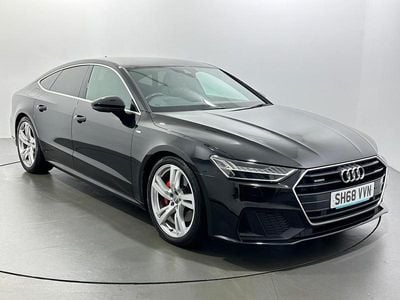 Black Used 2018 Audi A7 Sportback S-Line Hatchback | £21,331 (Fair price)