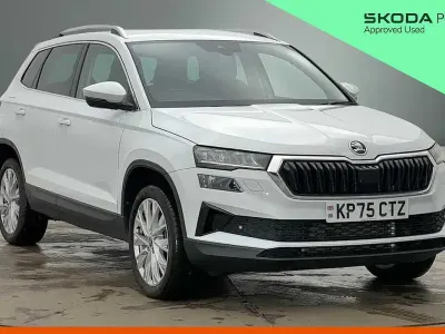 Używany Skoda Karoq SE L 150 KM (110 kW) 2025 Biały SUV