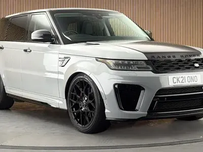 Used Land Rover Range Rover Sport SVR 575 HP (422 kW) 2021 Santorini black SUV