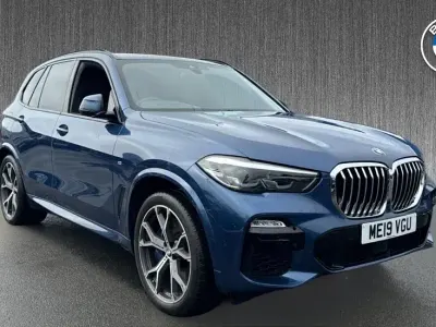Used BMW X5 M Sport 261 HP (191 kW) 2019 Blue SUV