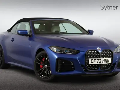 Begagnad BMW M440 Comfort Edition 340 HK (250 kW) 2022 Blå Sedan