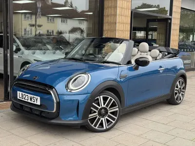 Used Mini Cooper Cabriolet Exclusive 136 HP (100 kW) 2023 Blue Cabriolet
