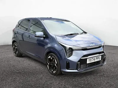 Used Kia Picanto 2024 Blue Hatchback
