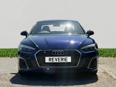 Begagnad Audi A5 S-Line 150 HK (110 kW) 2022 Blå Sportkupé