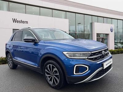 Used VW T-Roc Style 115 HP (84 kW) 2022 Blue SUV