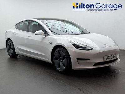 Used Tesla Model 3 Standard Range Plus 239 kW (325 HP) 2020 White Sedan