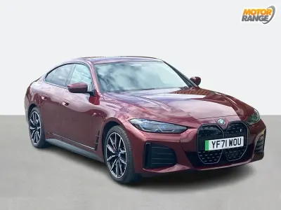 Used BMW i4 M Sport 250 kW (340 HP) 2021 Red Sedan