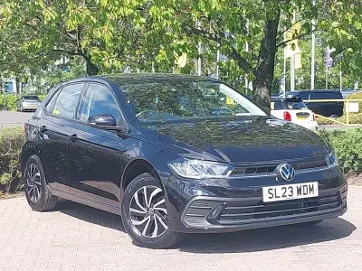 Used VW Polo Life 95 HP (69 kW) 2023 Black Hatchback