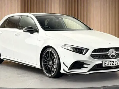 Used Mercedes A35 AMG Premium Plus 306 HP (225 kW) 2022 White Hatchback