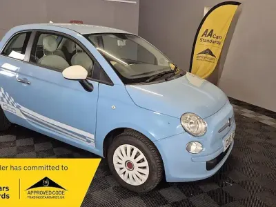 Used Fiat 500 69 HP (50 kW) 2013 Blue Hatchback