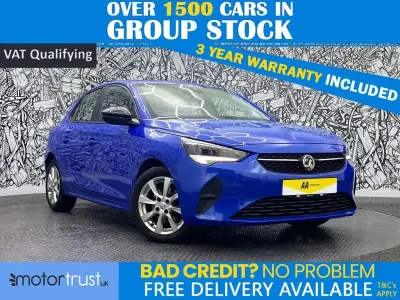 Used Vauxhall Corsa S 100 HP (73 kW) 2021 Blue Hatchback