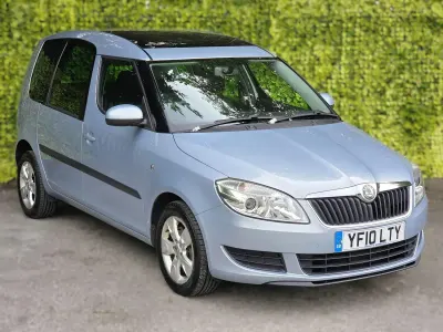 Used Skoda Roomster SE 105 HP (77 kW) 2010 Blue MPV
