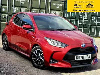Used Toyota Yaris Design 116 HP (85 kW) 2021 Red Hatchback