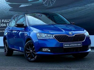 Used Skoda Fabia Colour Edition 75 HP (55 kW) 2019 Blue Hatchback