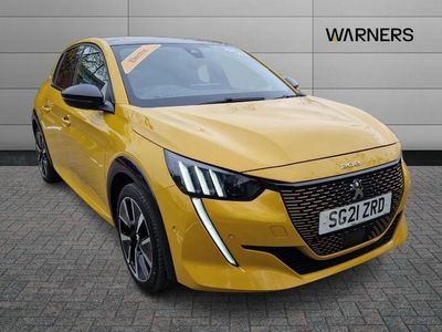 used Peugeot e-208 50KWH GT AUTO 5DR ELECTRIC FROM 2021 FROM GLOUCESTER (GL4 3BS) | SPOTICAR