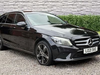 Black Used 2021 Mercedes C300e Sport Edition Estate | £11,456