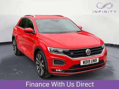 Used VW T-Roc R-line 150 HP (110 kW) 2019 Red SUV