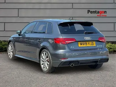Used Audi A3 Black Edition 113 HP (83 kW) 2019 Grey Sedan