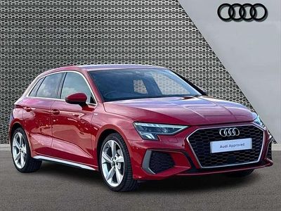 Used Audi A3 S-Line 108 HP (79 kW) 2023 Red Sedan