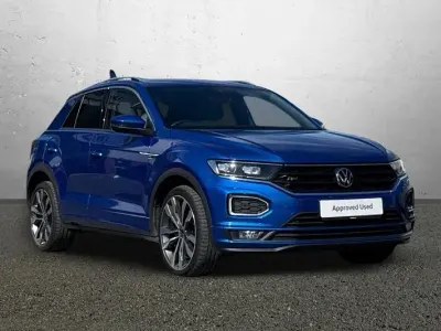 Used VW T-Roc R-line 150 HP (110 kW) 2022 Blue SUV