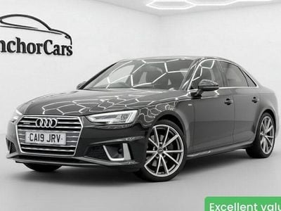 Usado Audi A4 S-Line 190 CV (139 kW) 2019 Negro Berlina
