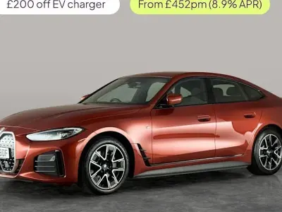 Used BMW i4 M Sport 250 kW (340 HP) 2023 Orange Sedan