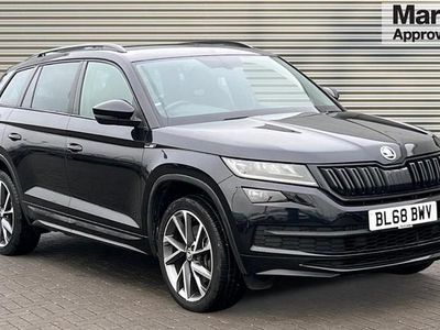 Used Skoda Kodiaq SportLine 190 HP (139 kW) 2018 Black SUV