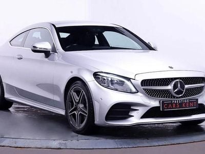 Silver Used 2019 Mercedes C300 AMG Line Premium Coupe | £17,761 (Fair price)