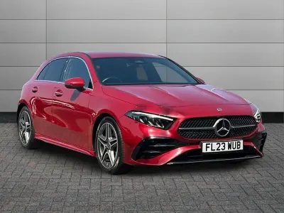Used Mercedes A180 AMG Line Premium 148 HP (108 kW) 2023 Designo patagonia red Hatchback