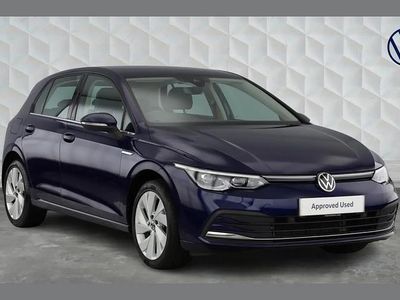 Second-hand VW Golf VIII Style 128 CP (94 kW) 2020 Albastru Hatchback