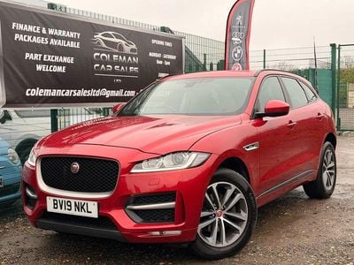 Begagnad Jaguar F-Pace R-Sport 180 HK (132 kW) 2019 Röd SUV