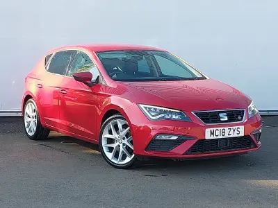 Begagnad Seat Leon FR 125 HK (91 kW) 2018 Röd Halvkombi