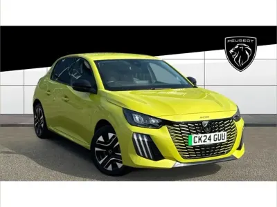 Used Peugeot e-208 Style 100 kW (136 HP) 2024 Yellow Hatchback