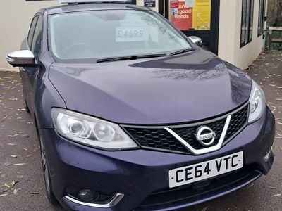 Blue Used 2014 Nissan Pulsar Tekna Hatchback | £4,599 (Fair price)