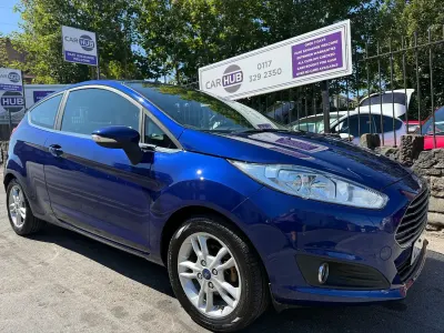 Used Ford Fiesta Zetec 82 HP (60 kW) 2015 Blue Hatchback