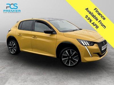 Used Peugeot e-208 GTi 100 kW (136 HP) 2021 Yellow Hatchback
