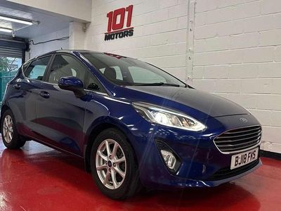 Used Ford Fiesta Zetec 100 HP (73 kW) 2018 Blue Hatchback