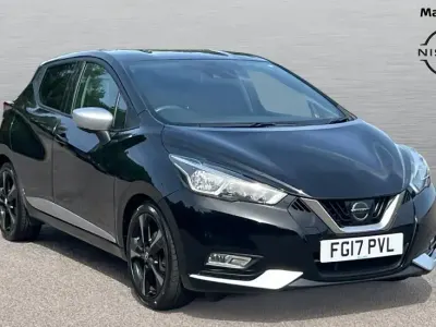 Used Nissan Micra Tekna 90 HP (66 kW) 2017 Black Hatchback