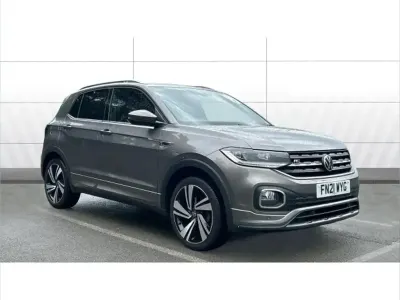 Usado VW T-Cross R-line 95 CV (69 kW) 2021 Gris SUV