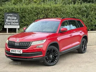 Used Skoda Kodiaq 150 HP (110 kW) 2019 Red SUV