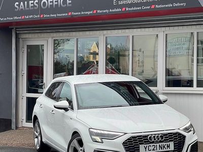 Used Audi A3 Sportback S-Line 150 HP (110 kW) 2021 White Hatchback